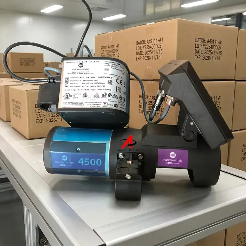 56mm Height Large Character Impressora Markem-Imaje 4500 Digital Inkjet Printer Box Coding Machine