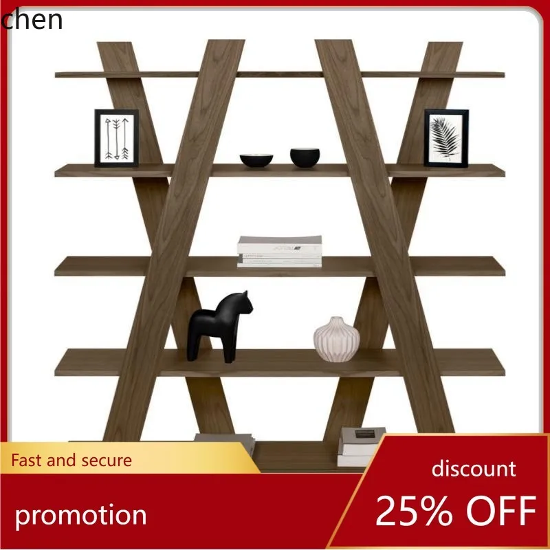 

HT Lacquered Bookcase Floor-standing Bookcase Minimalist Living Room Display Home Partition Study Storage Rack