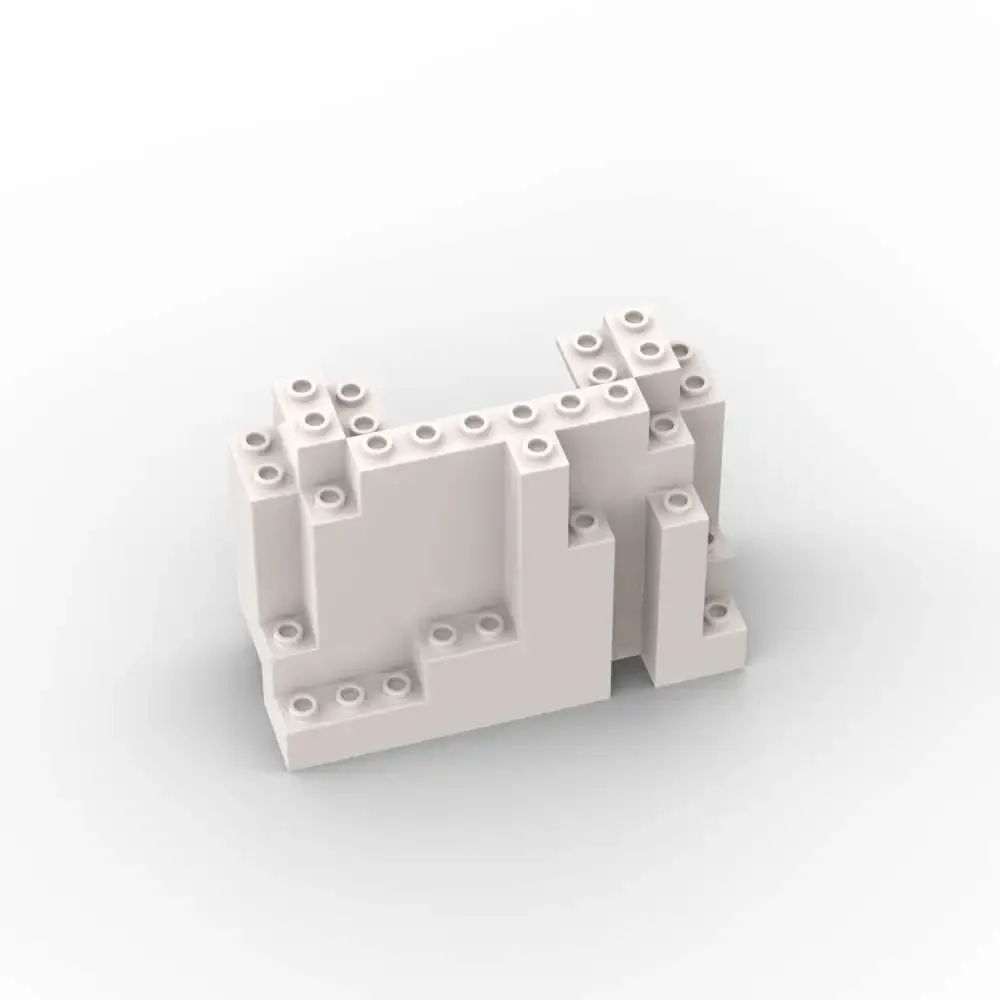 1PCS 6082 락 패널 MOC 빌딩 블록 4x10x6 직사각형 6083 산 벽돌 입자 퍼즐 장난감 생일 아이 선물