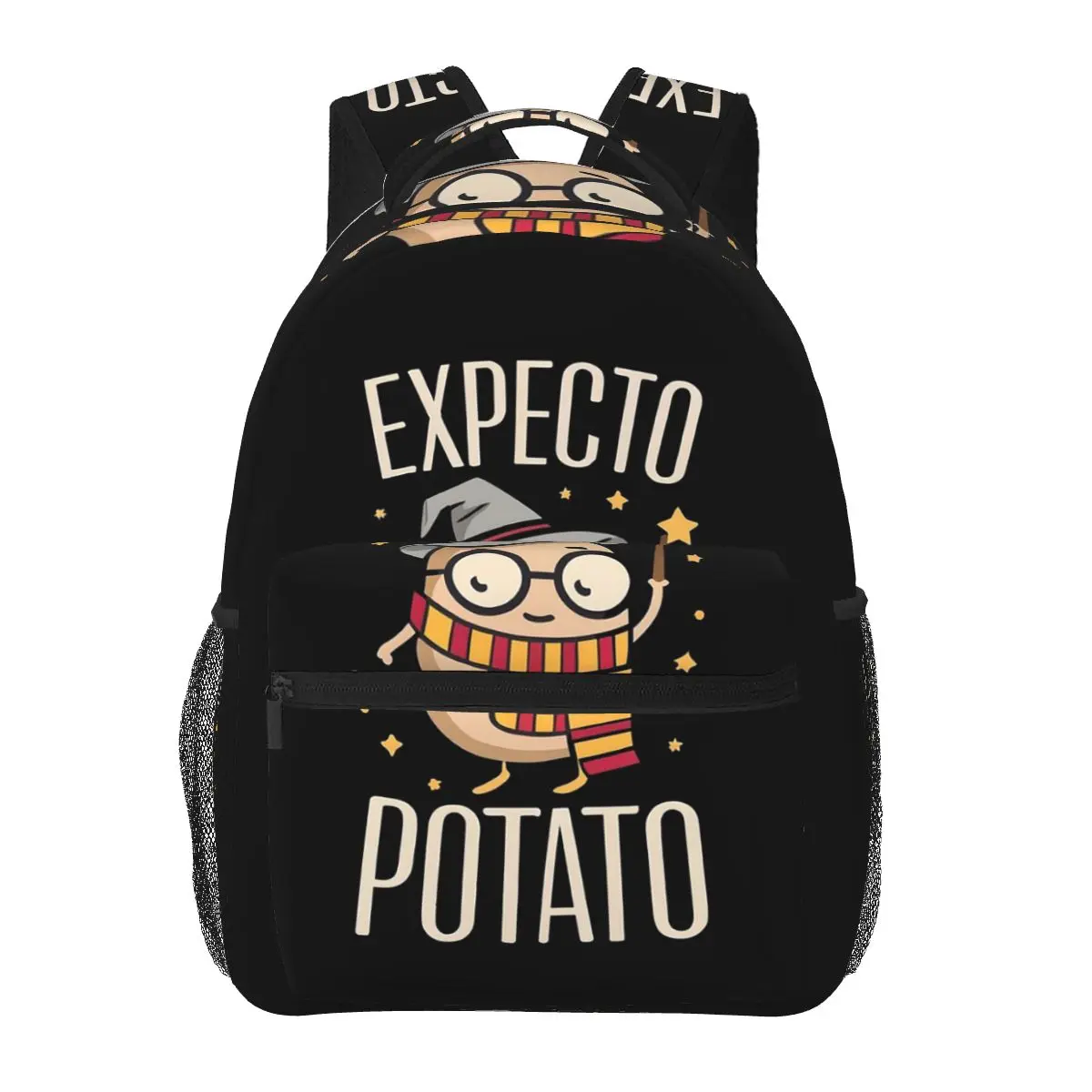 

Expecto Potato-Wizard Забавные рюкзаки для мальчиков и девочек, сумка для книг, детские школьные сумки, детский рюкзак, сумка на плечо большой вместимости