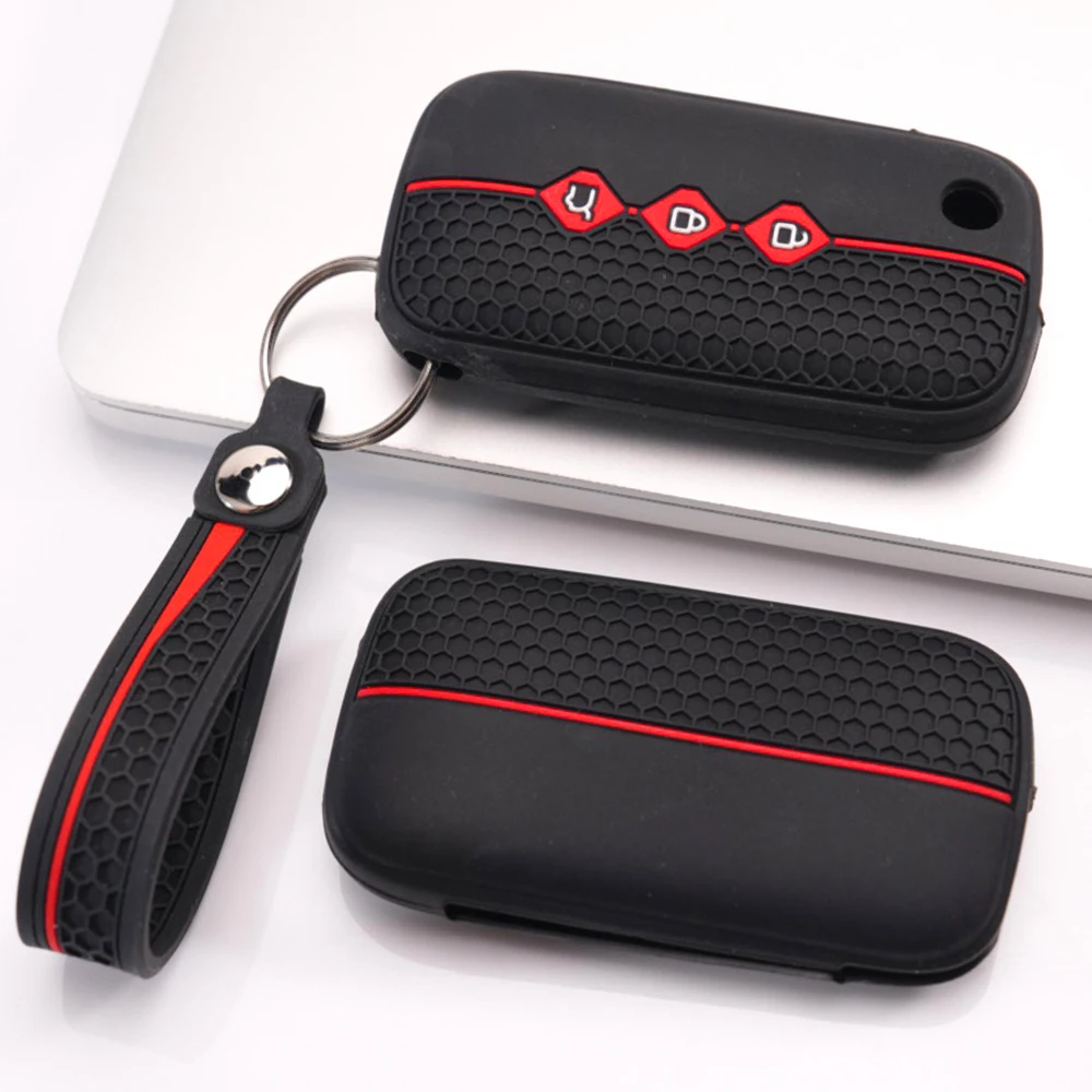 Silicone Key Cover With Chain For Wuling Hongguang S Hongguang V Hongguang Mini For Baojun 510 730 360 560 RS5 530 630 310 Non