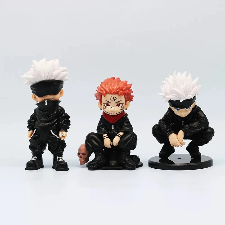 Figurine de dessin animé Jujutsu Kaisen, 3 styles, Satoru Gojo, Seigneur de la malédiction, Sukuna, modèle de poupée en PVC, Collection de jouets