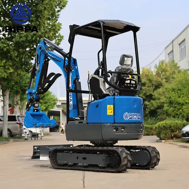 Kubota Engines 1.8ton Chinese Crawler Small Excavator Mini Bagger 1.8ton Micro Digging Machine for Sale