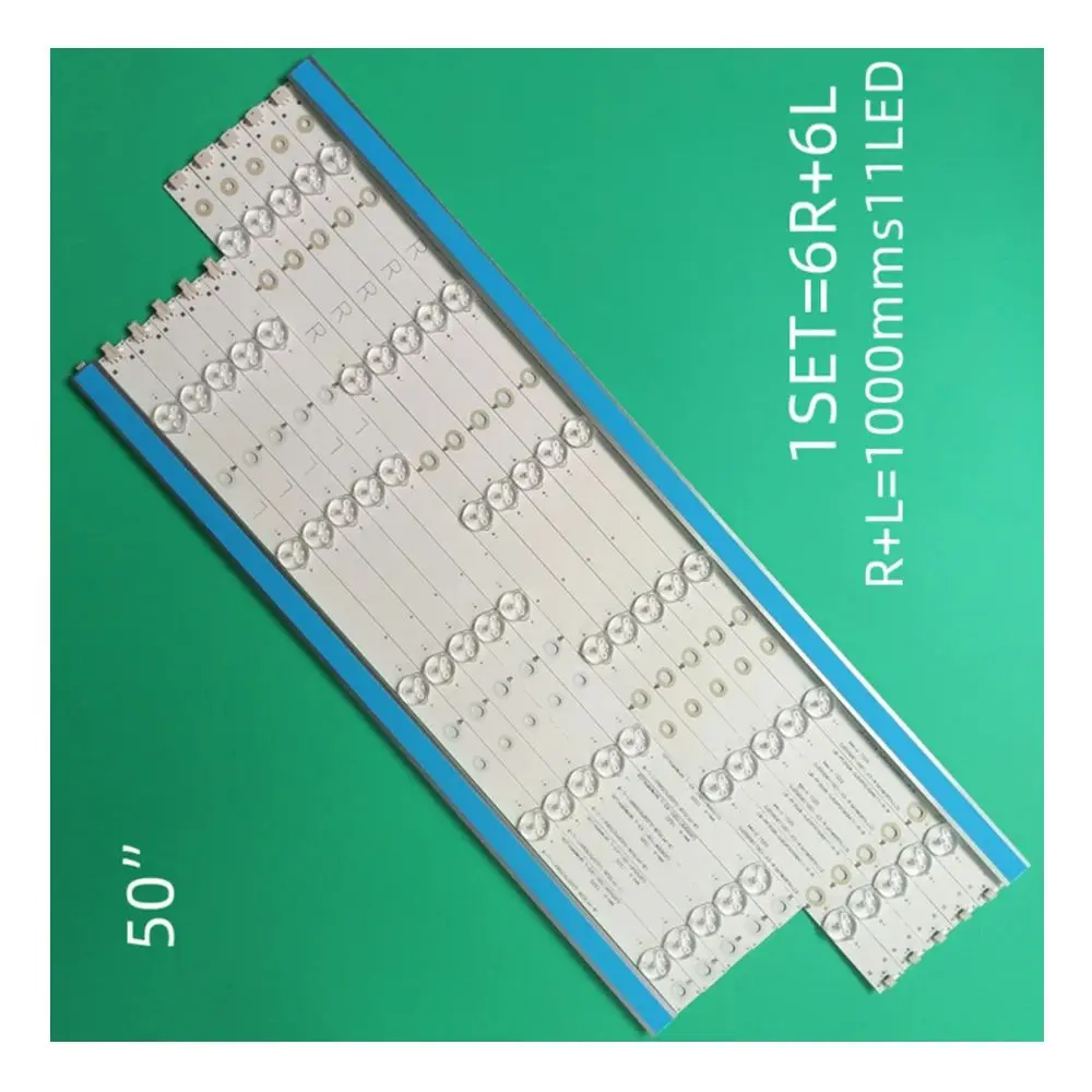 

LED backlight strip(12) for LC-50LB370U LC-50LB261U LC-50LB371U LC-50LE460X LC-50LB371C LC-50LB481C 50pfk6510 500TT41 500TT42 v4