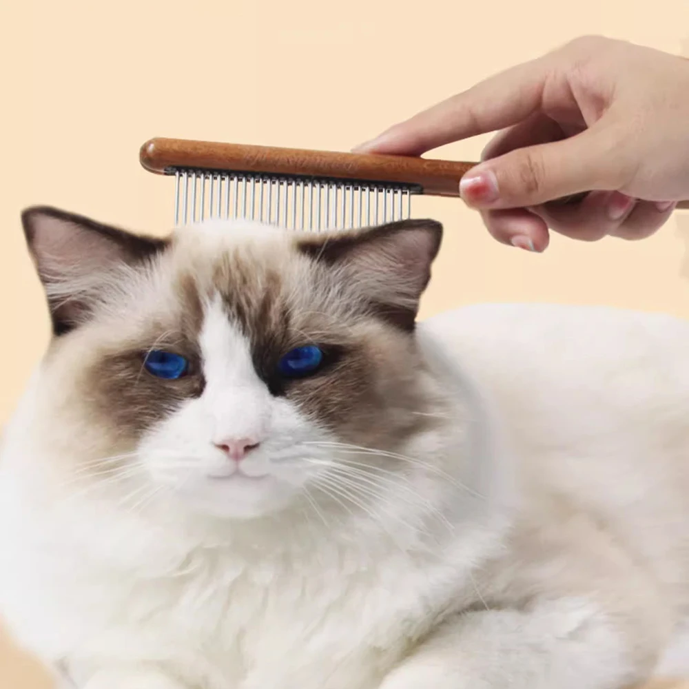 Cat Comb Cat Comb Brush Long Hair Cat Needle Comb Open Knots To Remove Floating Hair Accessories Pet Row Comb