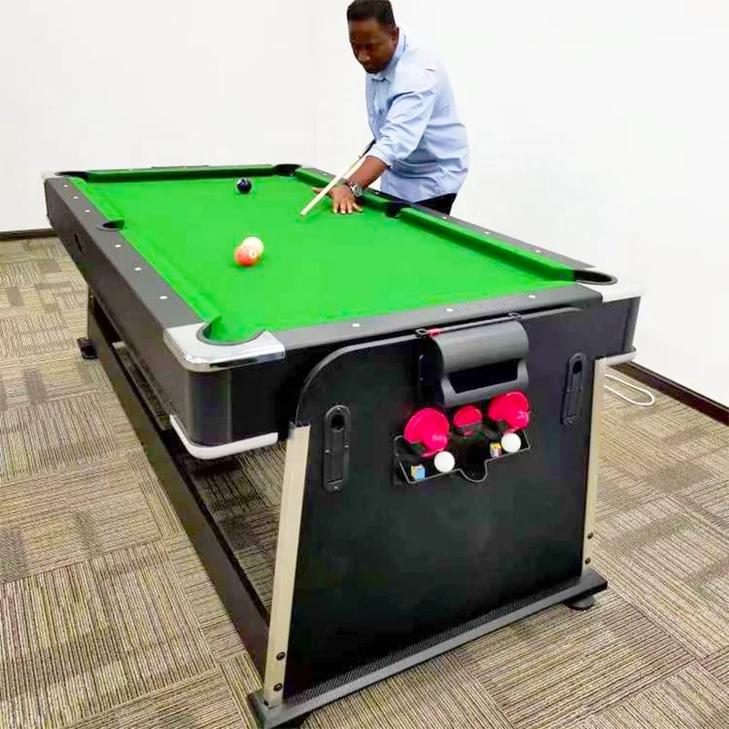 Multifunctional Billiards Table Game Table Snooker Seven Foot Environmentally Friendly High Density Fiberboard