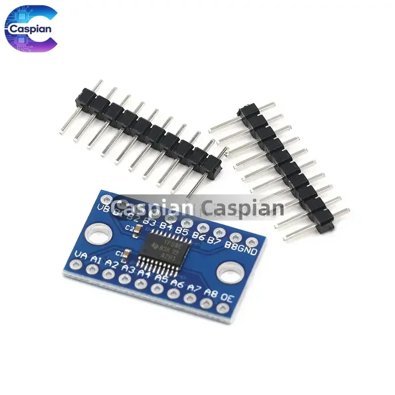 

8 Channel Duel Hole Logic Level Converter TXS0108 TXS0108E Bi-directional Voltage Module for Arduin0 With Pins