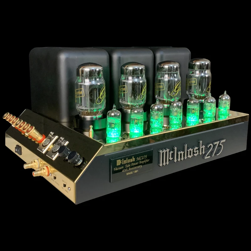 1:1  Clone  MC275 Mcinlosh Upgrade Gold lion KT88*4/KT88EH*4  Tube Power Amplifier XLR/RCA Input Class A 75W*2