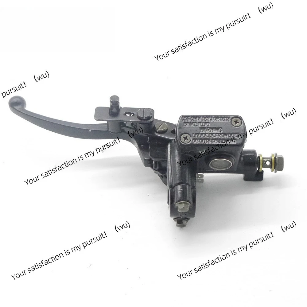 Left Hand Rear Master Cylinder 7/8 Handlebar Hydraulic Brake Lever With Parking Brake & Stop Switch Fit For ATV Quad Bike Parts