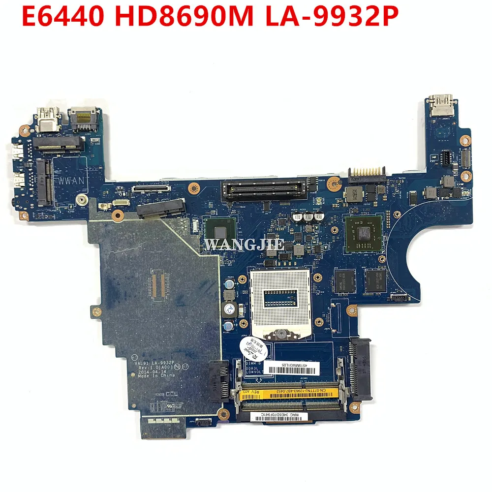 VAL91 LA-9932P Para DELL Latitude E6440 HD8690M Laptop Motherboard CN-07TTNJ 07TTNJ SR17C 216-0841009 Notebook Mainboard DDR3