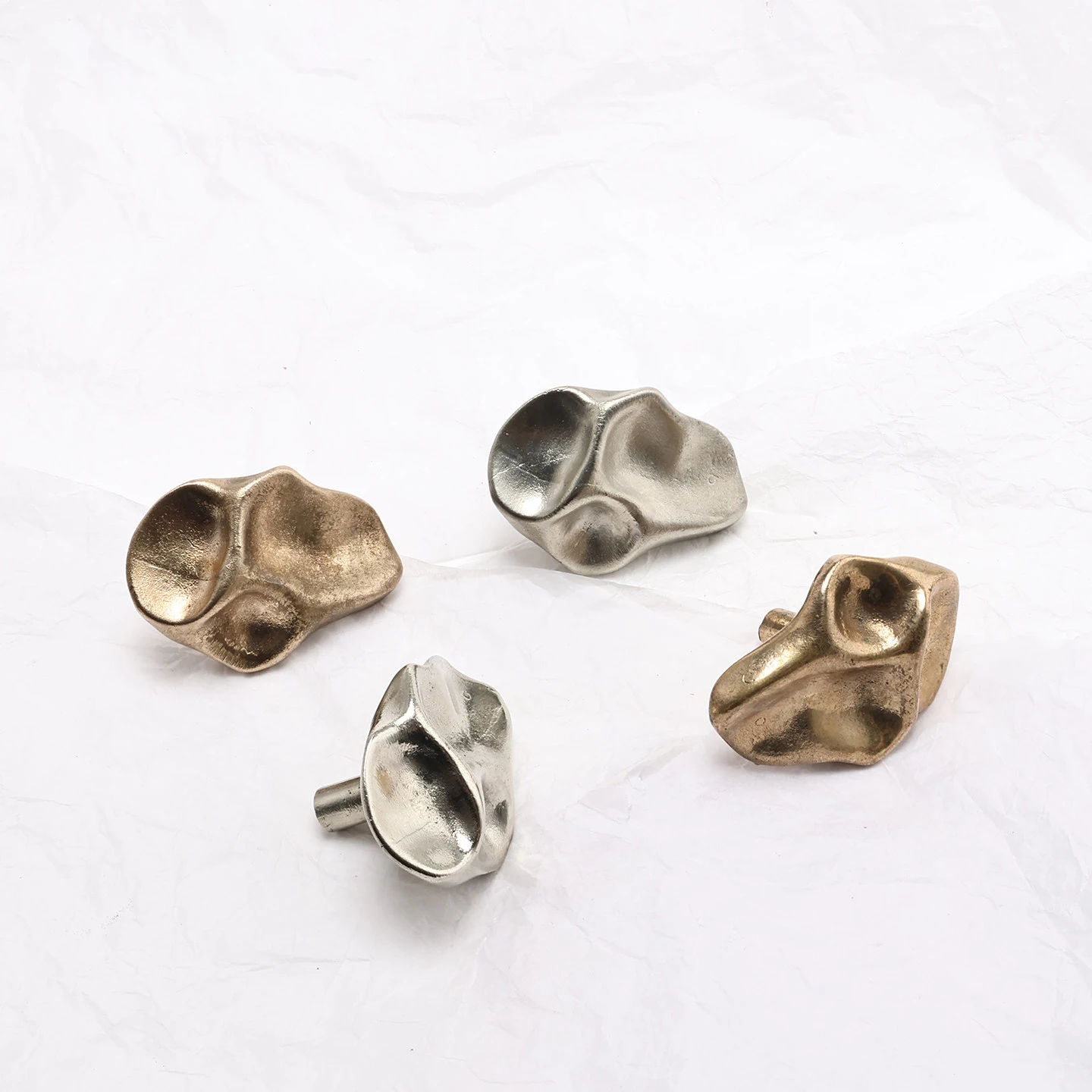 Stone shaped bronze cabinet handle — product image 10