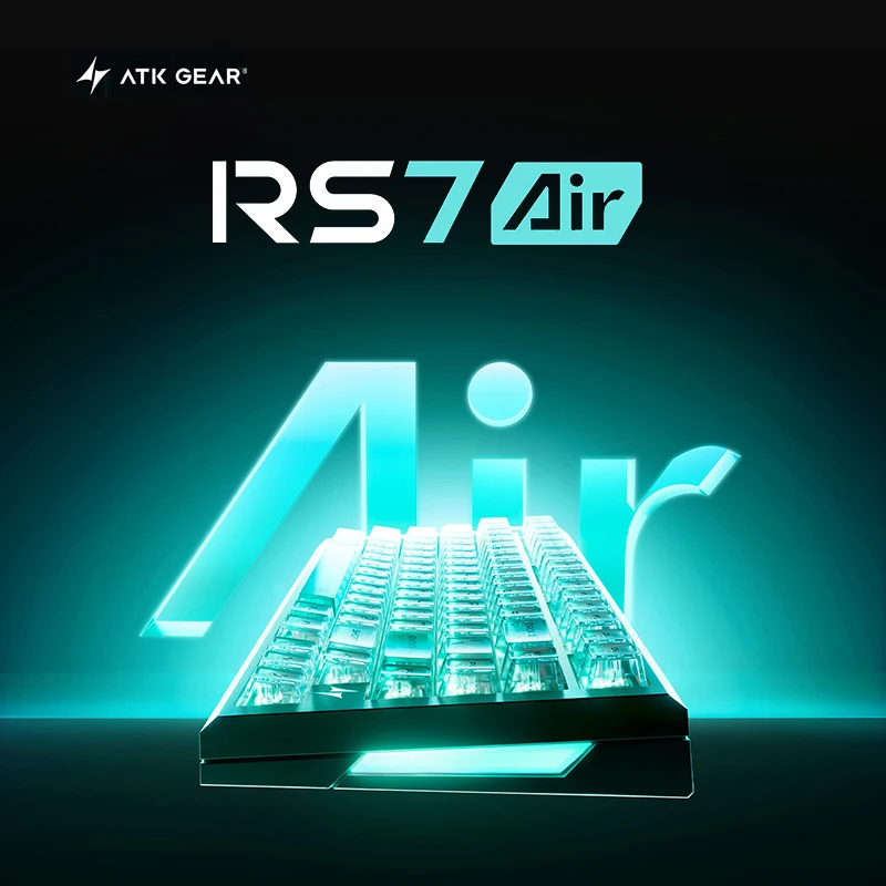 

Игровая клавиатура ATK RS7 Air с магнитными переключателями, настраиваемая, с частотой опроса 8K и задержкой 0.08 мс для ПК, Valorant, Delta Action