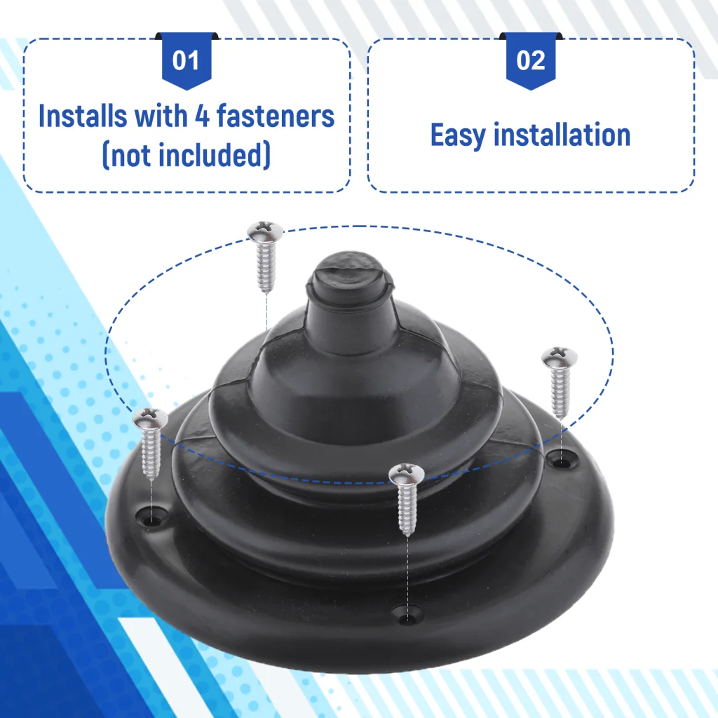 Plastic Cable Boot Marine Rigging Hole Cover Waterproof Seal for Boat Screw Installation Use