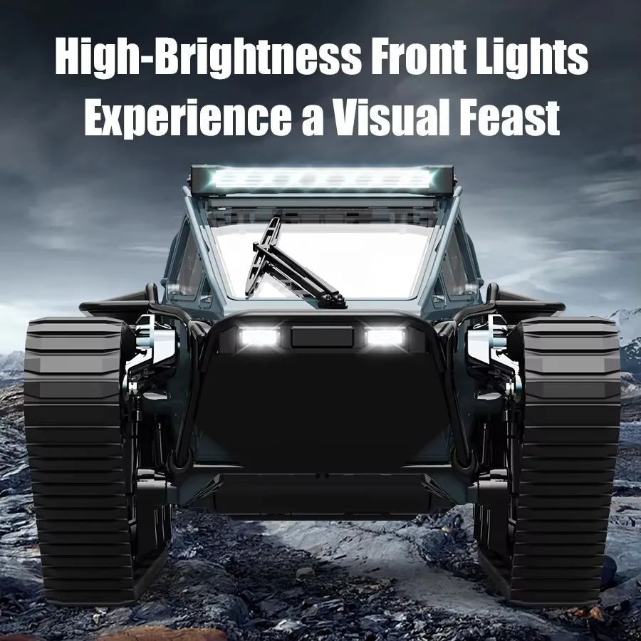 2.4G Wireless RC C8812 Tracked Tank - All-Terrain Vehicle with 360° Rotation - Indoor/Outdoor Toy for Boys' Parties