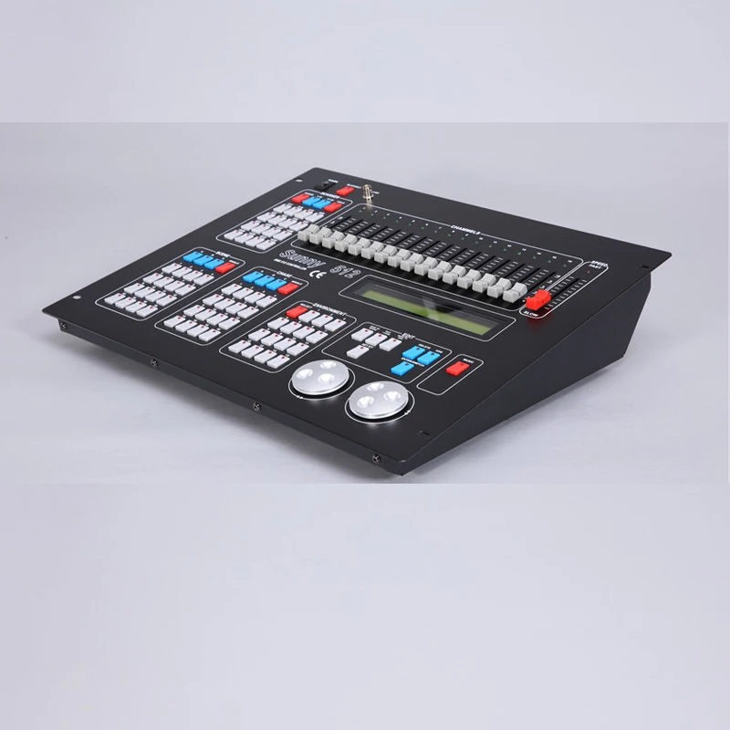 512 Dmx وحدة تحكم في ضوء المرحلة تتحرك رئيس شعاع ديسكو التحكم باهتة Dj ضوء وحدة التحكم للإضاءة