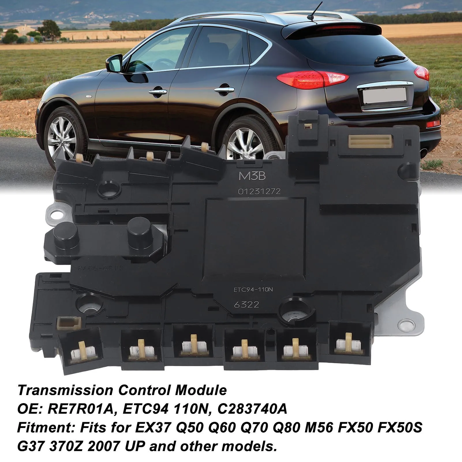 C283740A Car TCM  Control Module RE7R01A TCU TCM for M56 EX37 Q50 Q60 Q70 Q80 FX50 FX50S G37 370Z ETC94 110N Car TCU