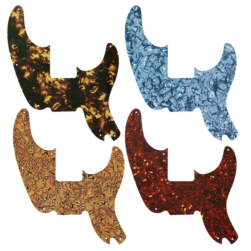 Pleroo Custom Guitar Parts - For，US Fd Mike Dirnt Signature Precision Bass Guitar Pickguard Scratch Plate Multicolor Choice