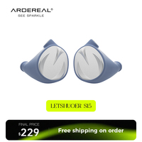 Ardereal LETSHUOER S15 Hifi Wired Earphon In Ear Monitor  Third Generation 14.8mm Planar Driver R-Sonic Passive Filtering Module