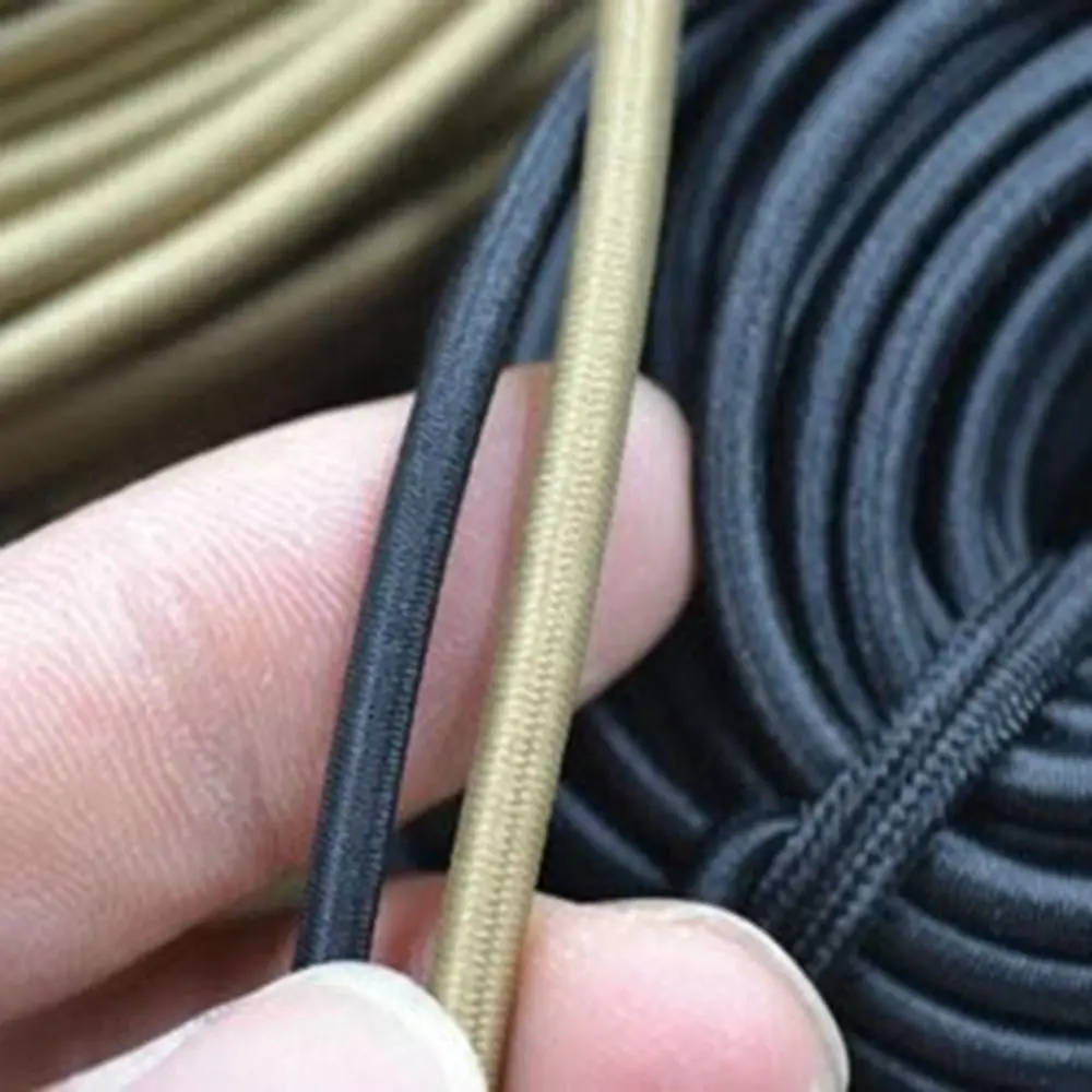 4 Colors Strong Elastic Rope 3mm/4mm 4 Meters Length Chair Repair Cord Multistrand Dichotomanthes Rope Outdoor Tool