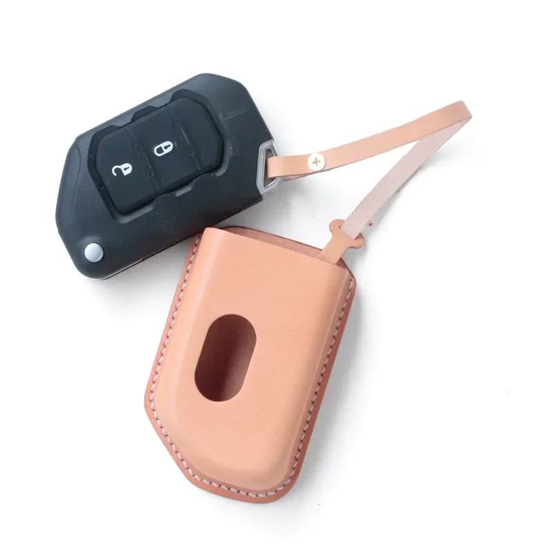 for Wrangler Jurassic Sahara Robin Hood Leather Key Bag Handmade High End Custom Key Holder Case