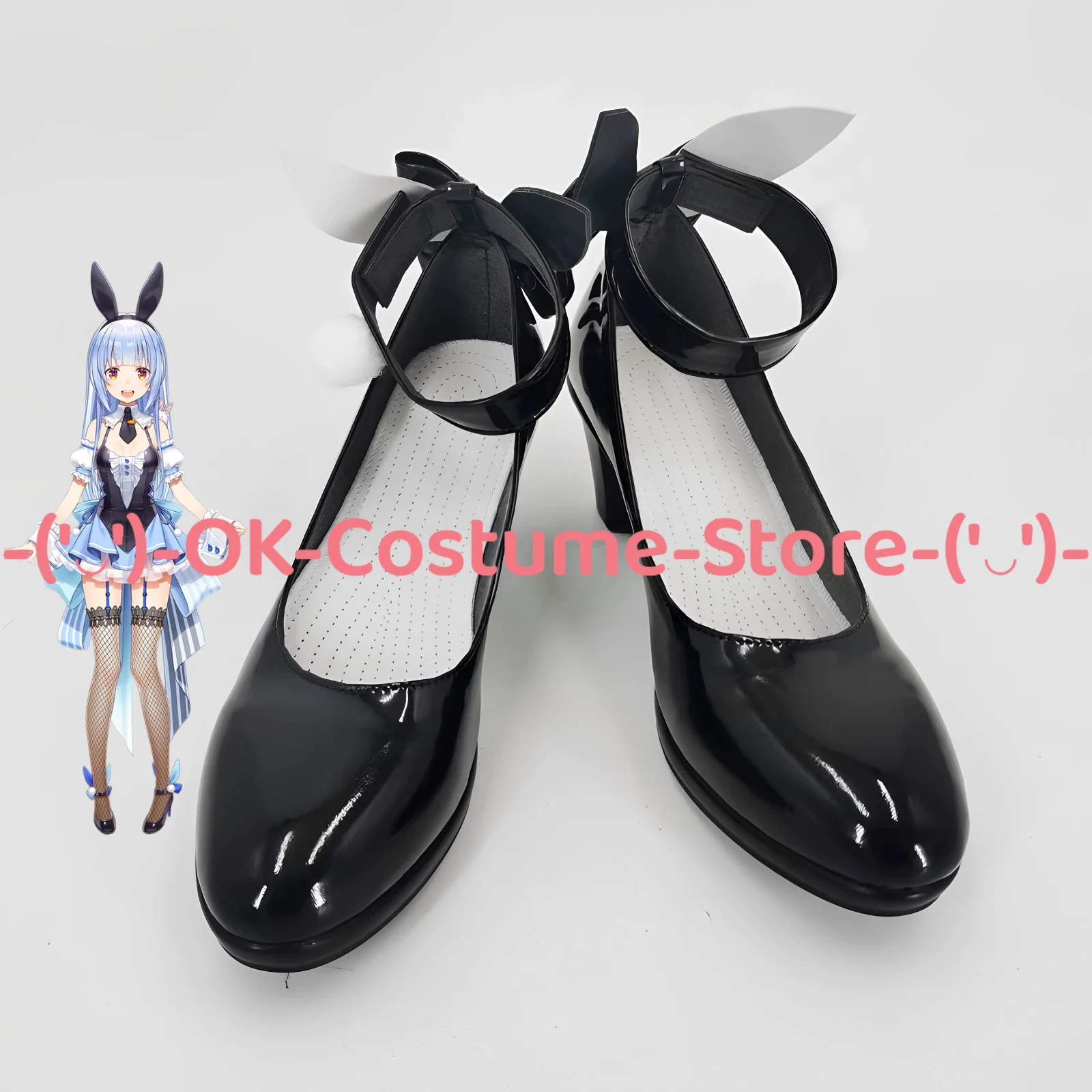 [Customized Size] Hololive VTuber Usada Pekora Cosplay Costume Shoes Wig Bunny Dress New Outfit Halloween Carnival Party Uniform view 6
