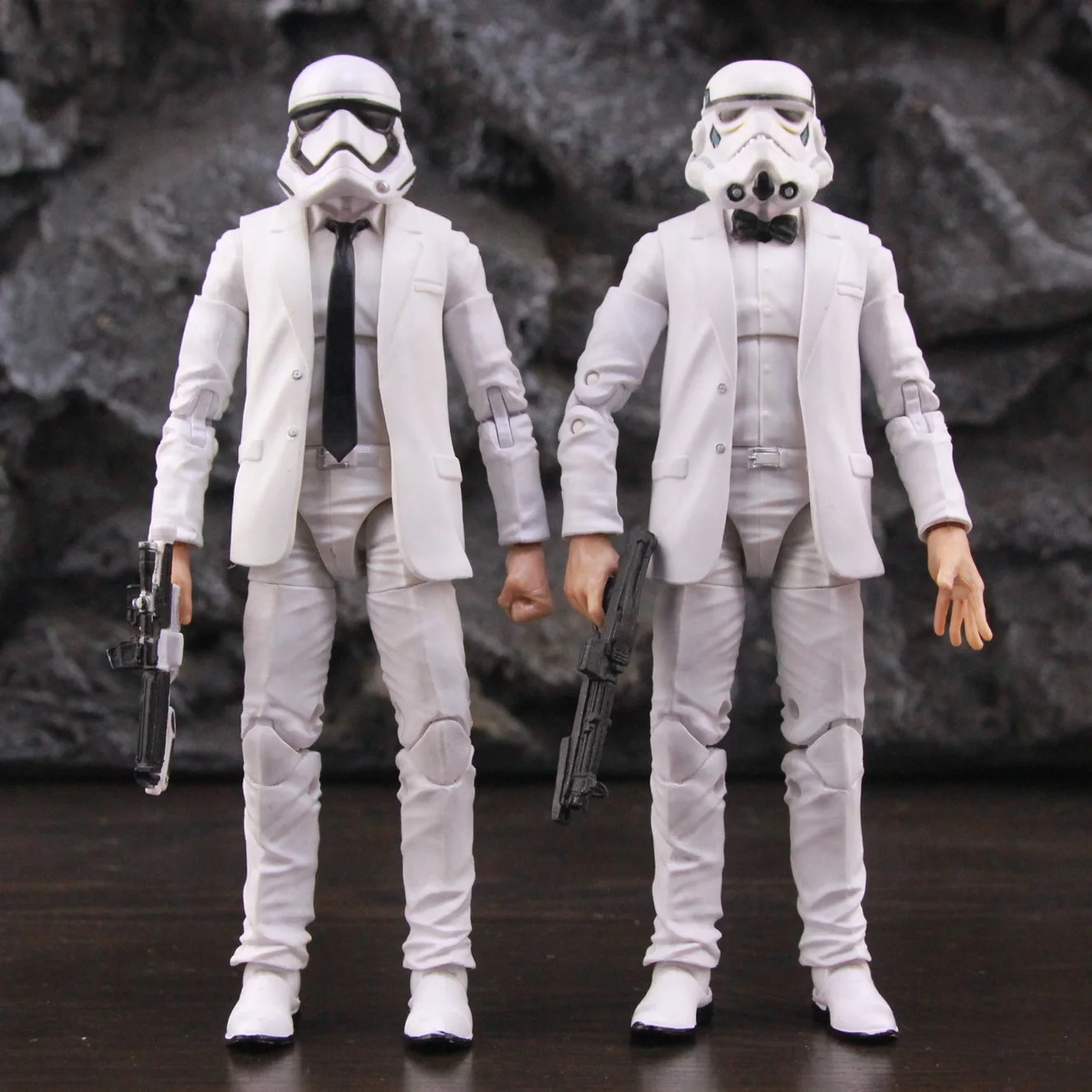 Star Wars Sir Imperial Army Storm trooper erste Ordnung Phase 2 II Bogen angriff des Soldaten 6 "Action figur Klon Spielzeug Puppen modell