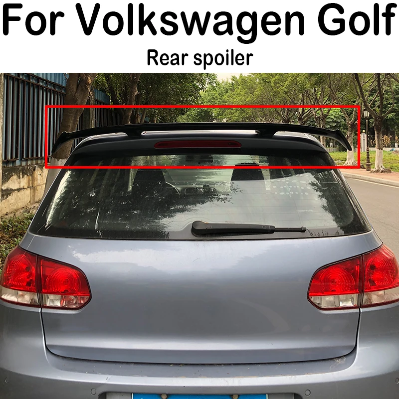 Roof Spoiler Rear Wing Tail Trunk Lip Tuning Accessories For VW Golf 5 6 7 7.5 8 MK5 MK6 MK7 MK7.5 MK8 Air Dam Trim