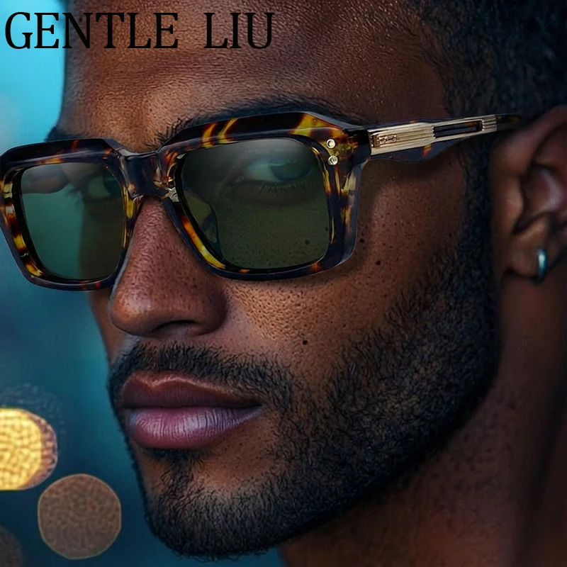 

Steampunk Polarized Classic Square Sunglasses Men 2025 Luxury Brand Vintage Photochromic Sun Glasses For Male Outdoor Eyewear