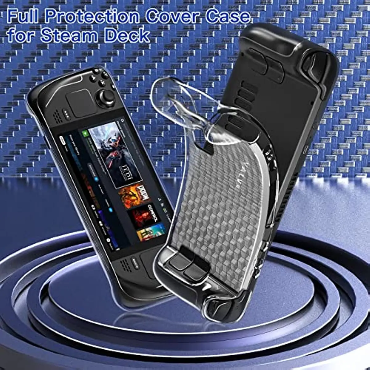 حافظة حمل من heystand لبخار سطح السفينة 12 في 1 مجموعة ملحقات سطح السفينة بالبخار مع حافظة محمولة واقية للسفر