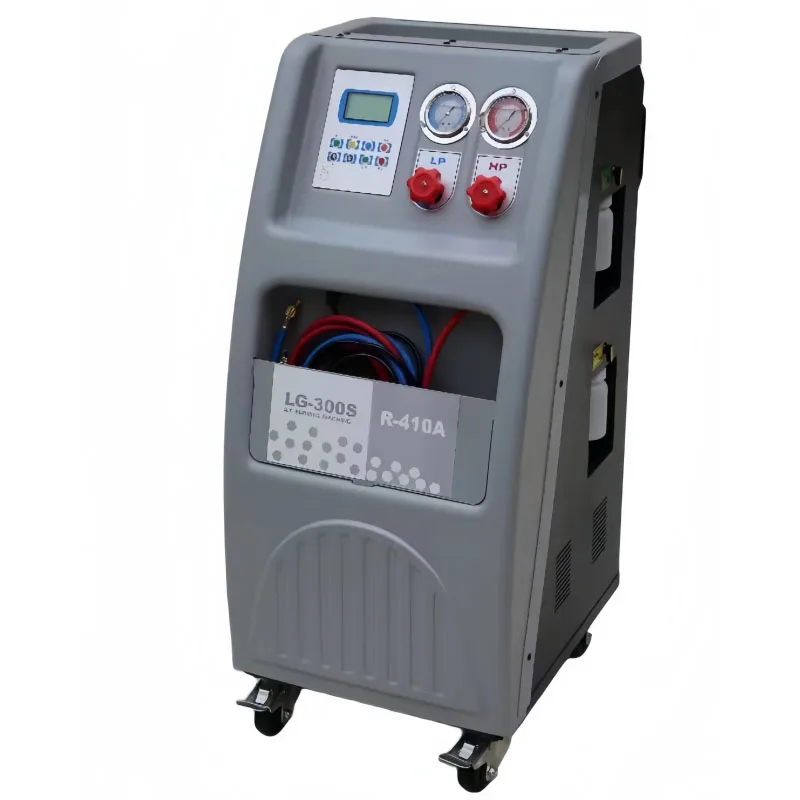 

LG-300S Automotive Air Conditioning Refrigerant Filling and Recycling Machine Vacuum Regeneration Leak Detection