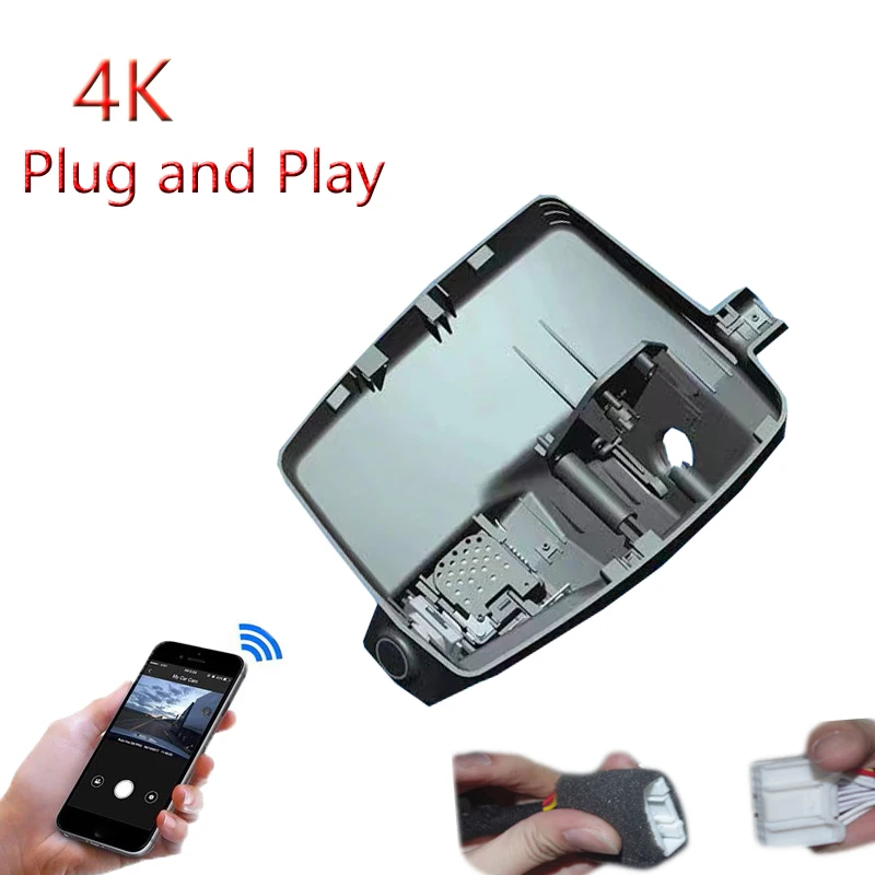 4K Plug And Play For Citroen C6 2018 2019 2020 2021 2022 2023 Car Video Recorder Wifi DVR Dash Cam Camera FHD 2160P