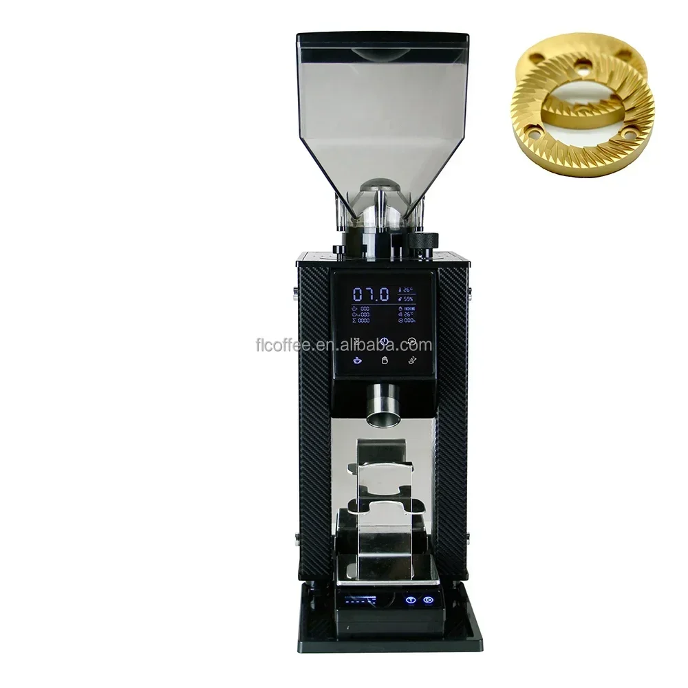 

Hot Sale Commercial Powder Weight CONTROL Espresso Coffee Grinder Professional One-touch Electric Coffee Grinder Stainless Steel