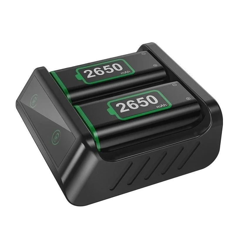 AL-XB2010 2650mAh充電式バッテリー Xbox Series X/S/ One S/X コントローラー用バッテリー + USBバッテリー充電ドック