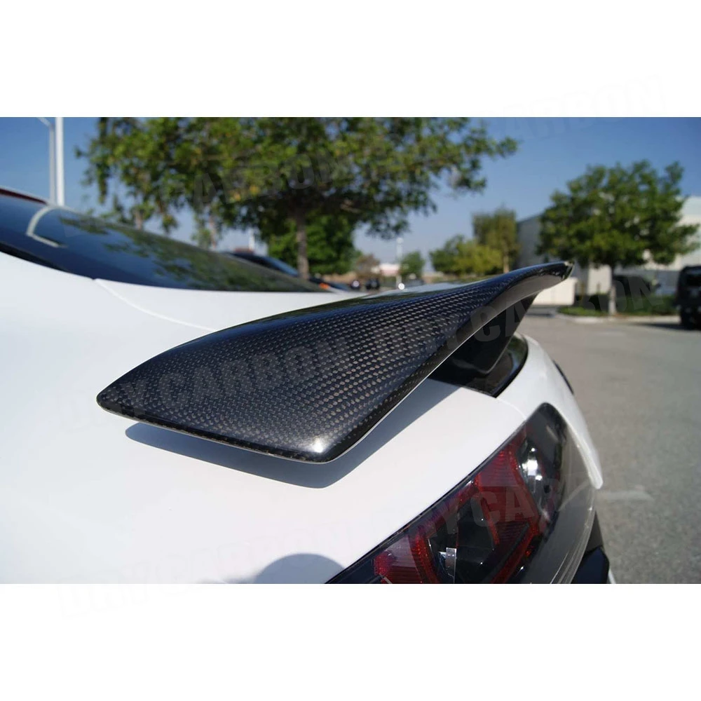 

Carbon Fiber For Audi V10 2010-2015 FRP Car Rear Trunk Spoiler Racing Wing Rear Boot Lid Highkick Spoiler Body Kits