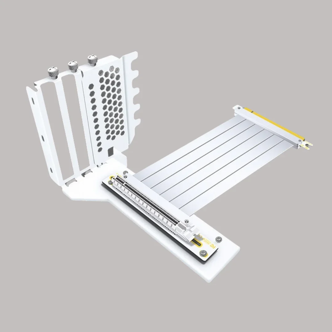 PCI-E 3,0 4,0 5,0 X16 PGU Cable de extensión elevador juego de soporte Vertical para 3090 4090 admite tarjeta gráfica gruesa de 3 coches personalizada