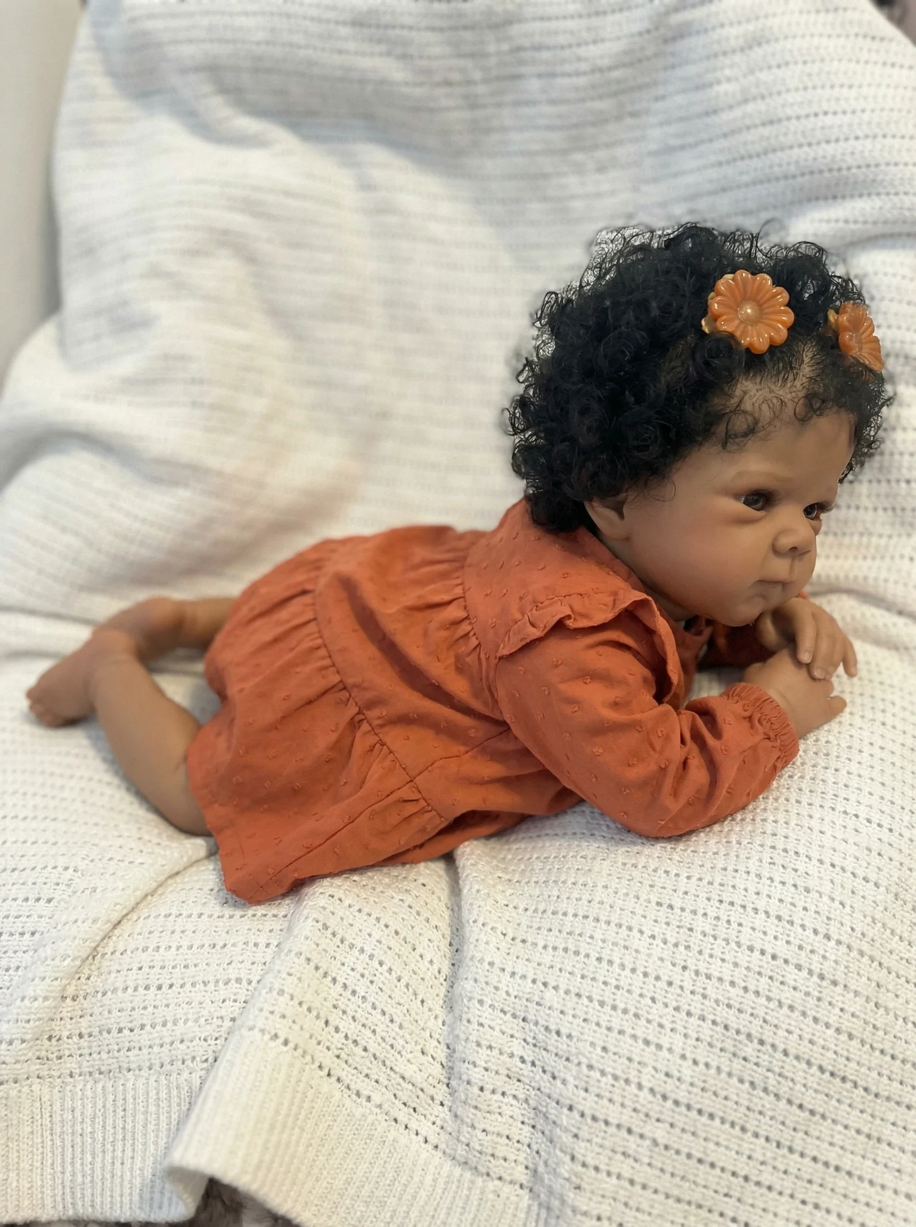 18 inch NPK zachte doeklichaam pasgeboren reborn babypop levensechte knuffelbare Bettie meerdere lagen 3D huidverf