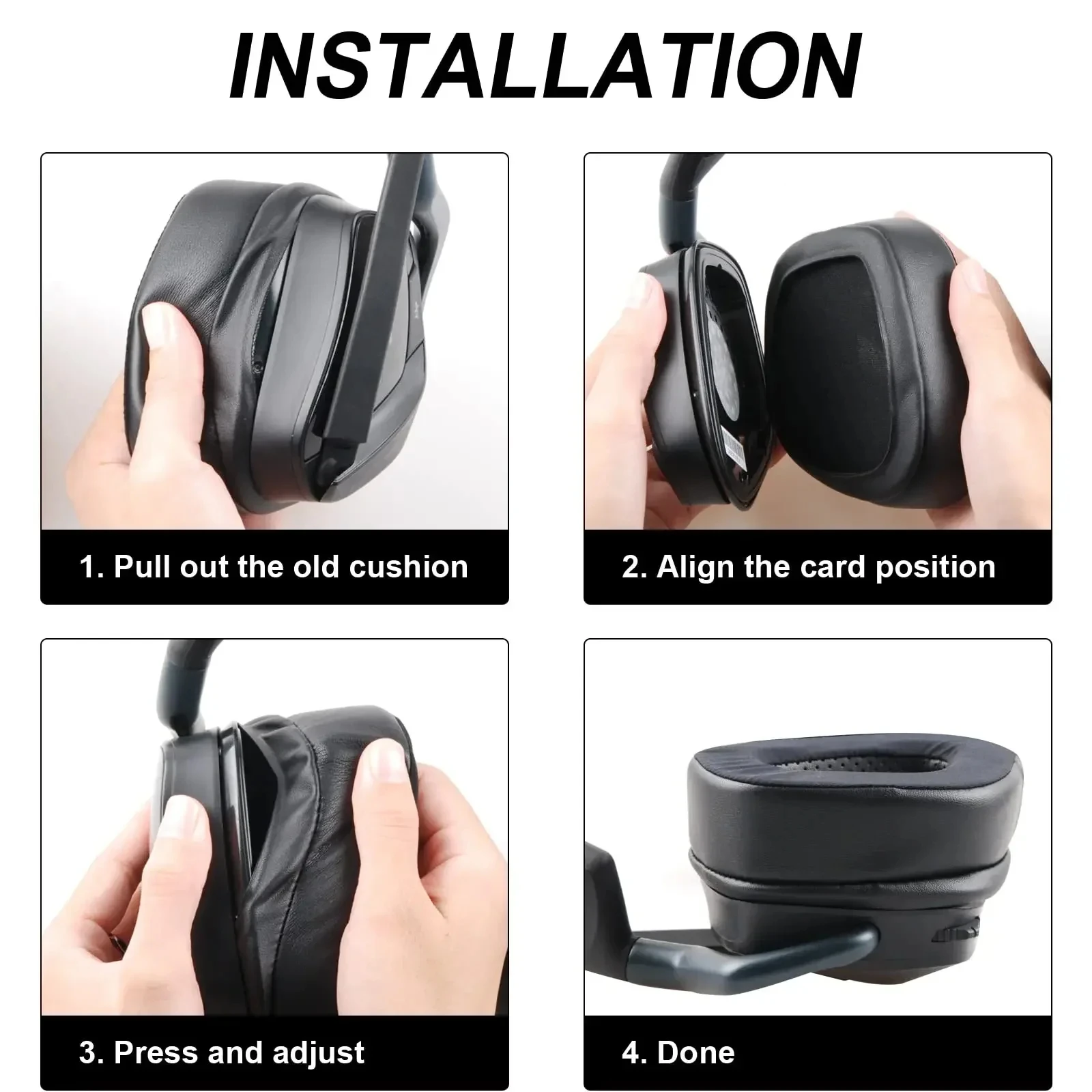 Для Corsair Void/Void Pro/Void Elite/Surround проводная и беспроводная USB-гарнитура RGB, игровые подушечки, улучшенные охлаждающие гелевые амбушюры