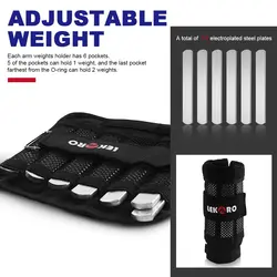 Equipamento de carga de peso ajustável Mão e pé Treinamento de força Correndo Fitness Sports Pull-Up Weight-Bearing Sandbags