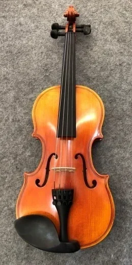 High-end patterned mid-range violin VLD-6, panel spruce back plate maple fingerboard ebony, handmade