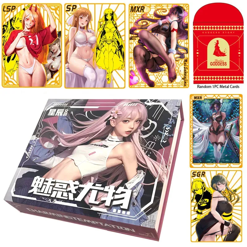 

New Goddess Story Charm Booster Box DSR MR Rare Card Anime Game Girl Party Swimsuit Bikini Feast Doujin Toys And Hobbies Gift