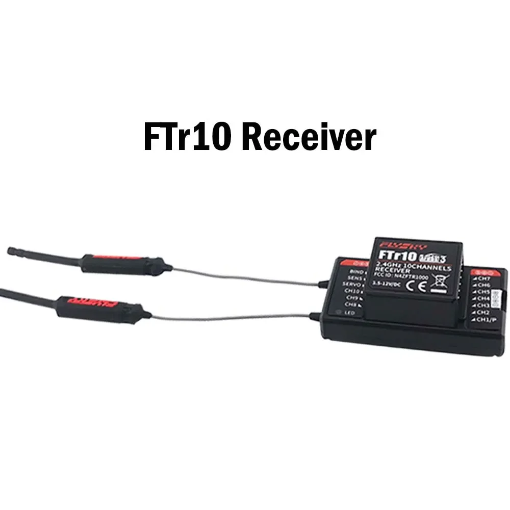Flysky FTr10 receiver is suitable for PL18 NB4 vehicle bidirectional return 10 channels