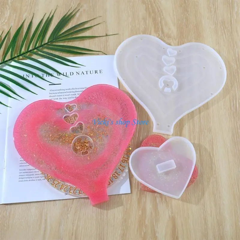 Handicrafts Hanging Sign Calendar Mold DIY Crafts Decorative Resin Casting Mold