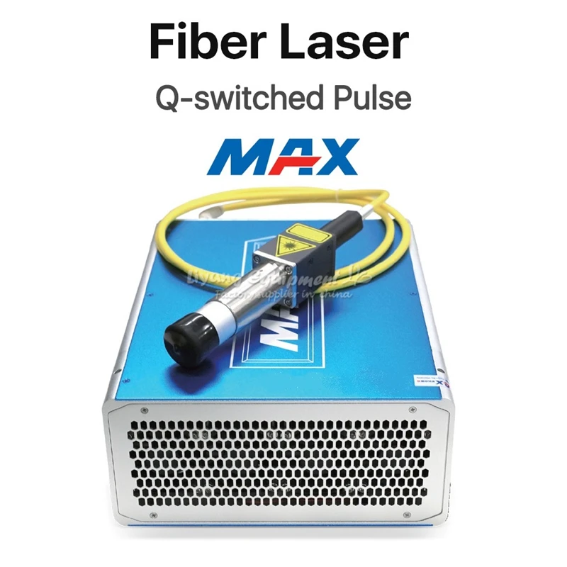 Original MAX Brand 20/30/50W Power Q-switched Pulse Fiber Laser source Module GQM 1064nm High Quality for Laser Marking Machine