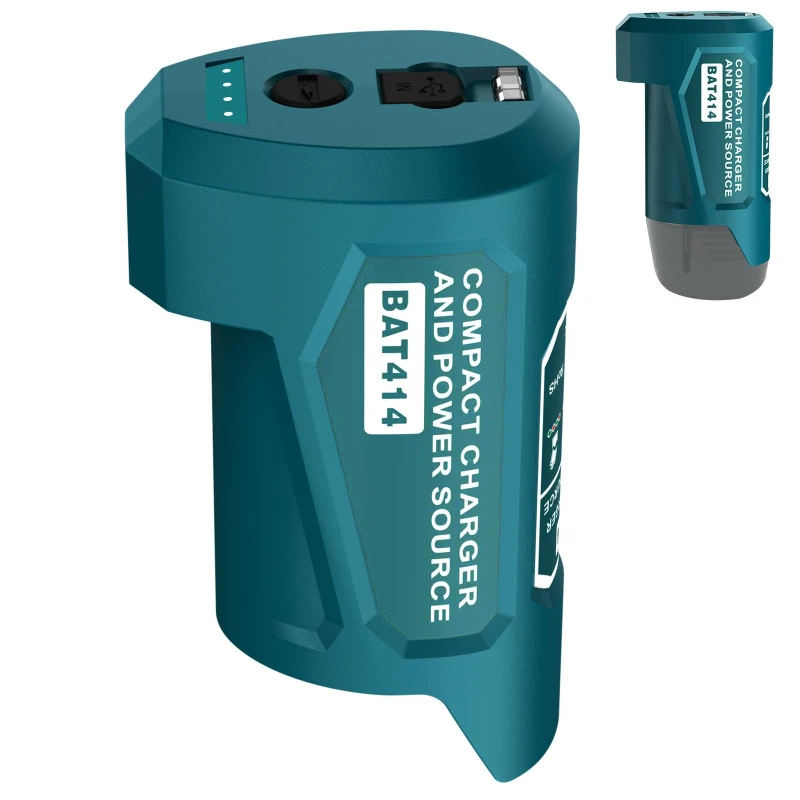 

Portable Power Adapter with USB and Type-C Ports for Makita/Bosch/Milwaukee 12V Batteries Upgraded 12V USB Power Adapter Charger