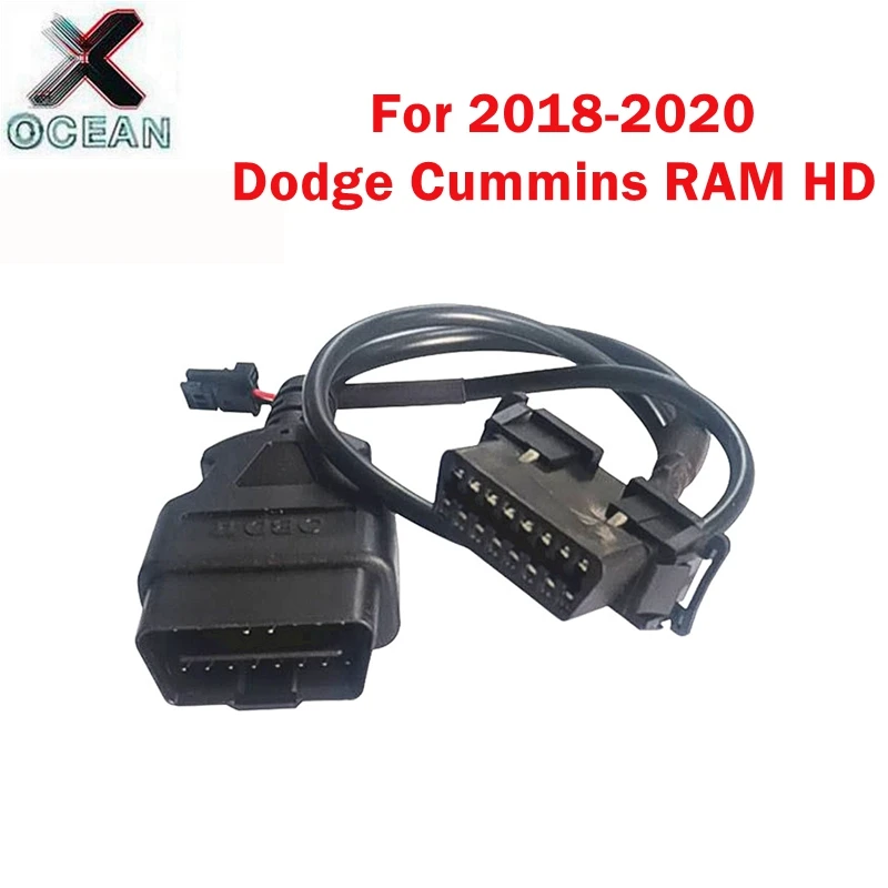 High Quality Adapt For 2018-2020 Dodge Cummins RAM HD Diagnostic OBD2 Cable Compatible With Cummins RAM HD For Benz