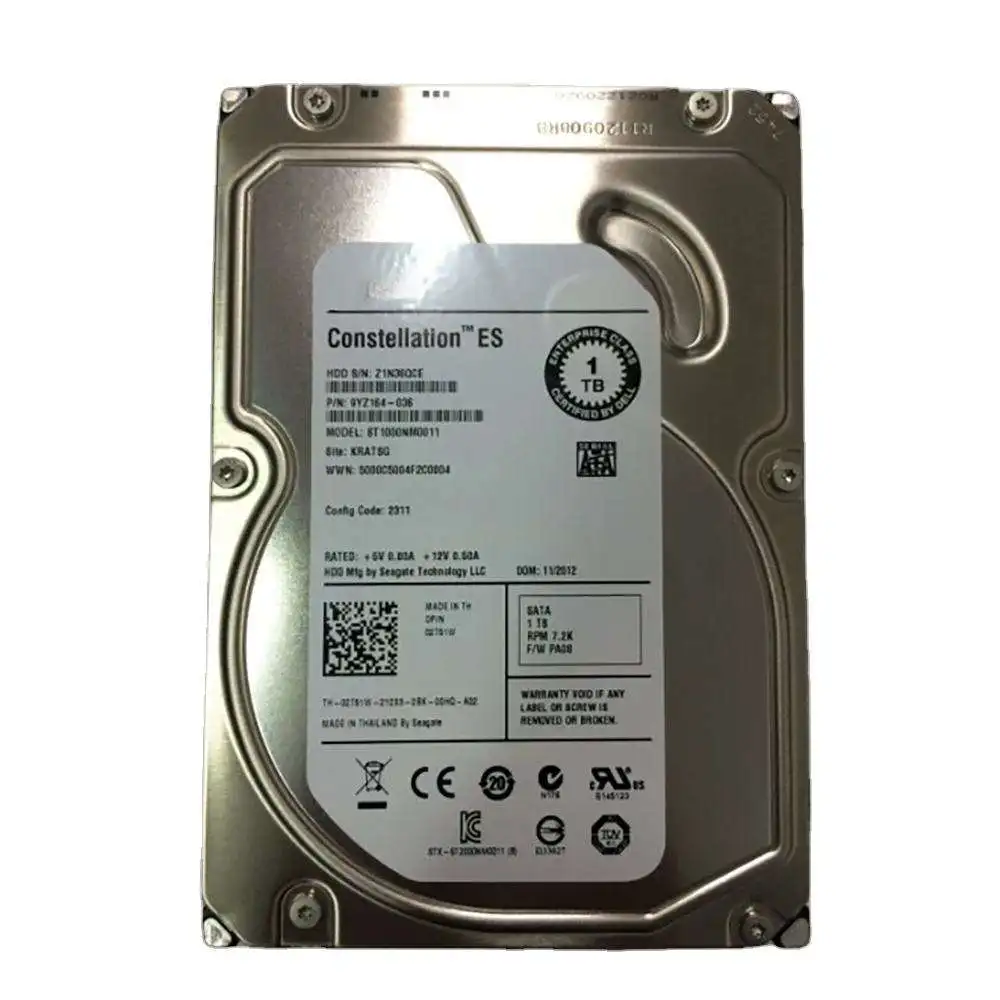 

Customized high quality 02T51W 1T 3.5'' SATA 64M 7.2K HDD 9YZ164-036 44YFV HUS728T8TAL5200 ST300MP0005 7FJW4 Storage Hard Disk