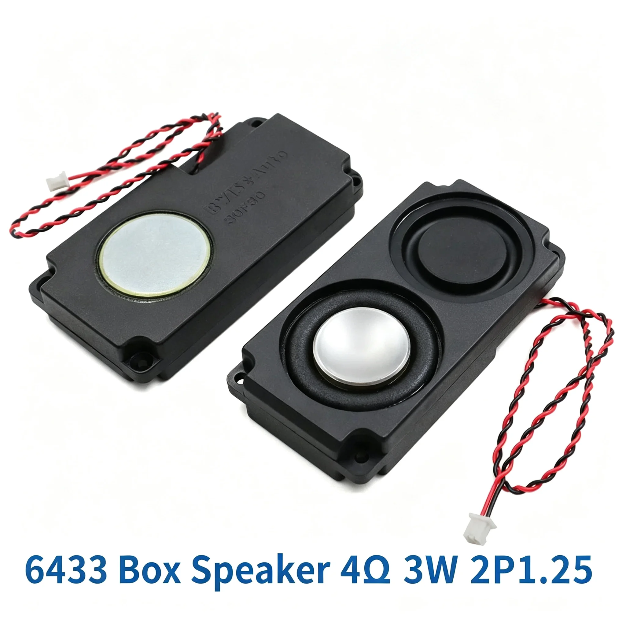 1PCS 6433 2P1.25 4Ohm 3W Loudspeaker 64*33*11.5MM 4 Ohm 3 Watt 4R BOX Audio Cavity Speaker for Notebook Computer