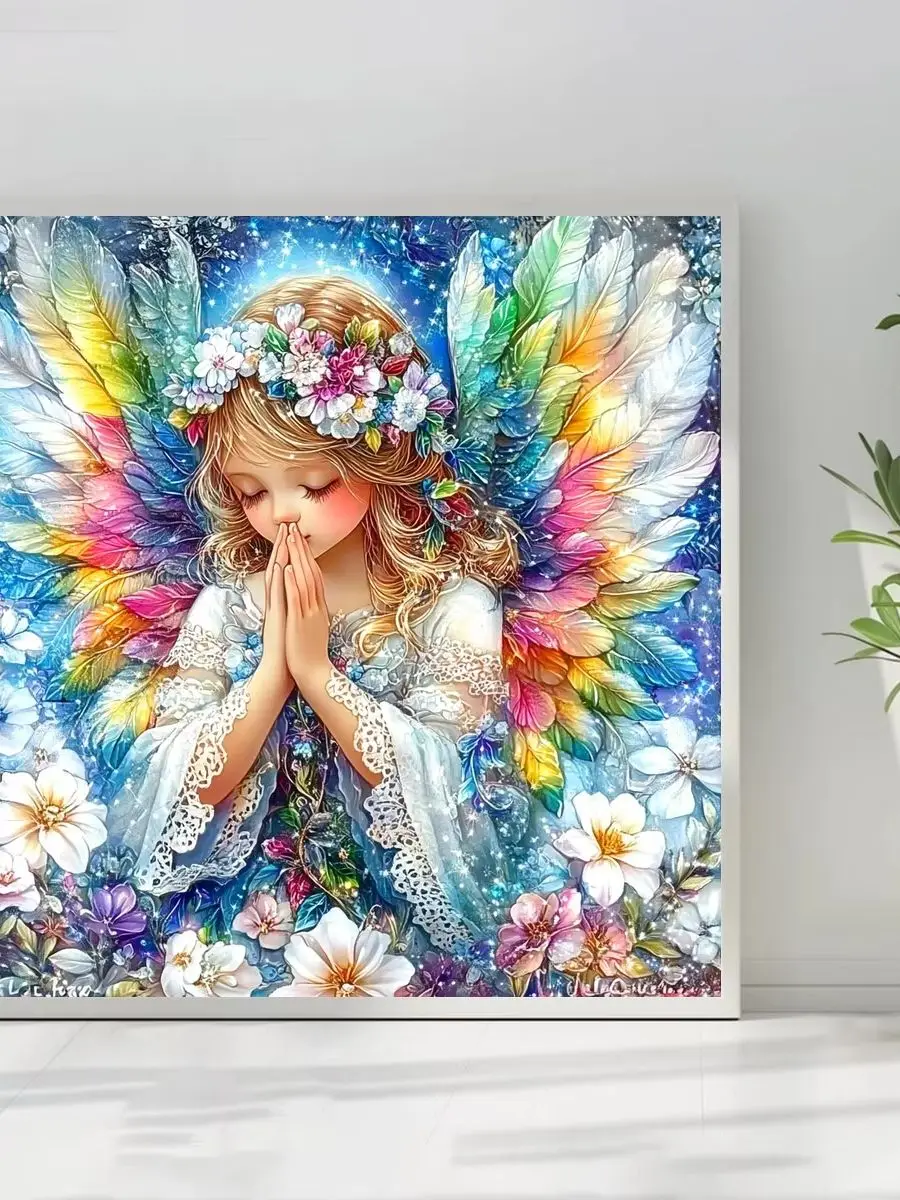1 Stück, 50 x 50 cm / 19,69 Zoll, 11CT/14CT Kreuzstich-Set, DIY-Geschenk zum Valentinstag, Stickset für Festtage und den Alltag. – Detail 1