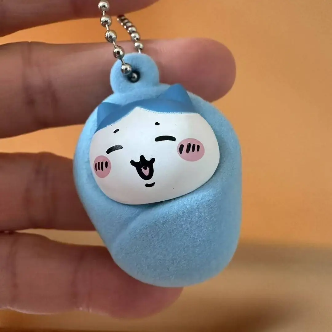 MINISO Genuine Chiikawa Infant Keychain Bag Pendants Momonga Blind Box Toy Kids Birthday Hachiware Gift Girls Purse Ornament