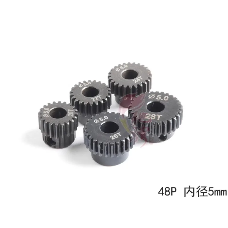 ZD Racing DBX-10 1/10 RC Car Parts 48P/48DP 5mm Shaft Aperture 45 # Steel Motor Teeth Sakura D5 Motor Tooth 20T 22T 24T 26T 28T